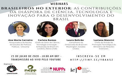 Webinars - Brasileiros no Exterior