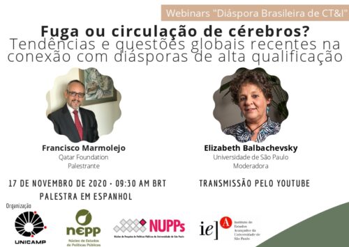 Webinars - Diáspora Brasileira de CT &I