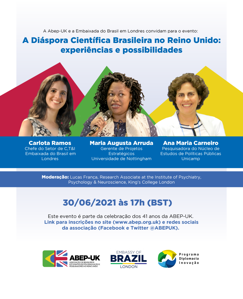 A Diáspora Científica Brasileira no Reino Unido: experiências e possibilidades