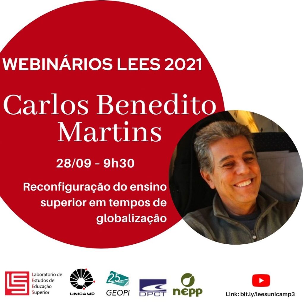 Webinários Lees 2021 - Reconfiguração do Ensino Superior em tempos de globalização
